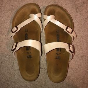 Birkenstock sz41 pearl mayari sandals